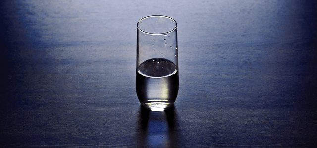 Glass half-empty