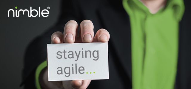 Nimble recognise an agile company needs to never give up and never stand still when it comes to valuing their customers. It needs to support them in achieving their goals.